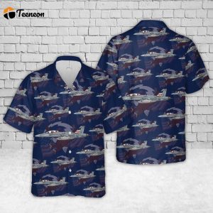 U.S Navy VAQ-140 Patriots EA-18G Hawaiian Shirt Gift for Dad Father Days Gift for Dad Father Days