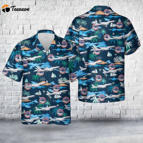 US Navy Airborne Launch Control System (ALCS) E-6B Mercury Hawaiian Shirt Gift for Dad Father Days