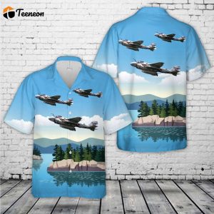 US Navy Attack Squadron VA-196 ‘Main Battery’ KA-6D Intruder Hawaiian Shirt Gift for Dad Father Days