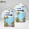 US Navy Blue Angels #3 F/A-18C Hawaiian Shirt Gift for Dad Father Days