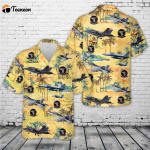 US Navy Boeing EA-18G Growler Of VAQ-141 ‘Shadowhawks’ Hawaiian Shirt Gift for Dad Father Days