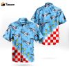 US Navy Boeing F/A-18F Super Hornet of VFA-211 Checkmates Hawaiian Shirt Gift for Dad Father Days