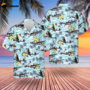 US Navy Consolidated PB4Y-2 Privateer Hawaiian Shirt Gift for Dad Father Days