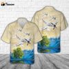 US Navy Douglas A-1 Skyraider “Papoose Flight” Of VA-176 Hawaiian Shirt Gift for Dad Father Days