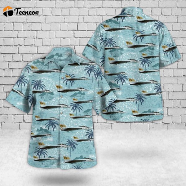 US Navy F-14A Tomcat Of VFA-32 “Fighting Swordsmen” Hawaiian Shirt Gift for Dad Father Days