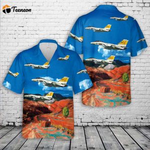 US Navy F-14B Tomcat VF-32 Swordsmen Hawaiian Shirt Gift for Dad Father Days