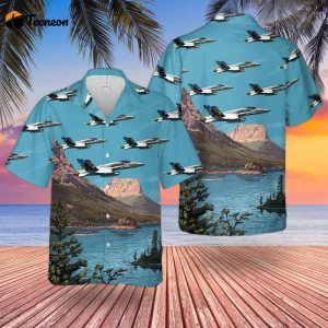 US Navy F/A-18 Hornet Of VFA-82 Marauders Hawaiian Shirt Gift for Dad Father Days