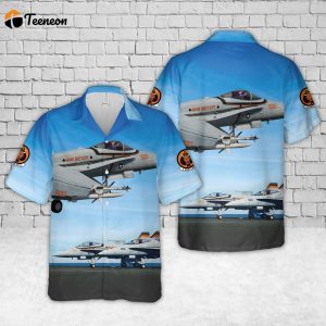 US Navy F/A-18C VAQ-144 “MAIN BATTERY” (2023) Hawaiian Shirt Gift for Dad Father Days