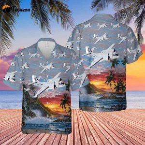 US Navy Grumman C-1A Trader Of VR-21 Hawaiian Shirt Gift for Dad Father Days