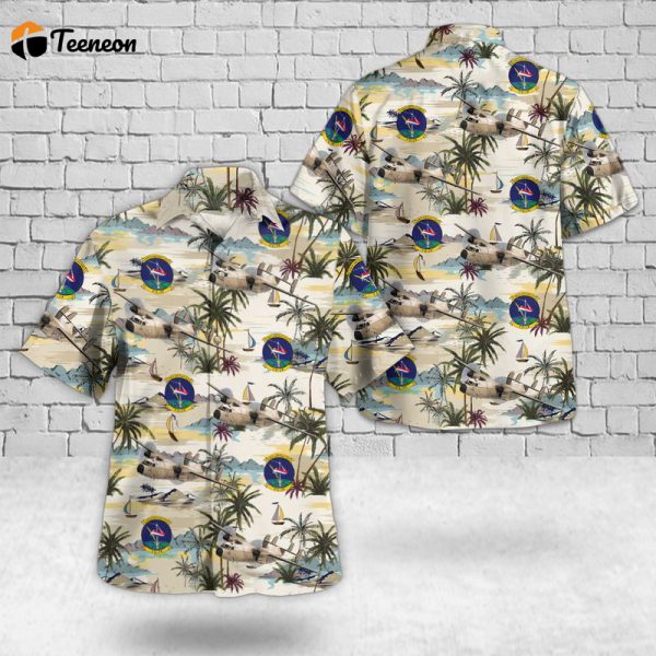 US Navy Grumman C-2A Greyhound Of VX-20 Force Hawaiian Shirt Gift for Dad Father Days