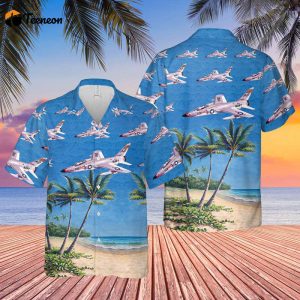 US Navy Grumman F-11A Tiger Hawaiian Shirt Gift for Dad Father Days