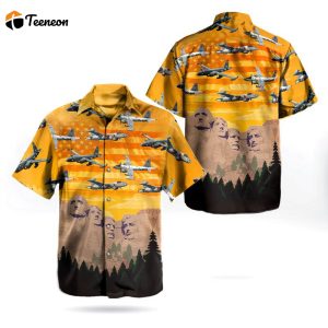 US Navy Lockheed P-2 Neptune Independence Day Mt. Rushmore Hawaiian Shirt Gift for Dad Father Days