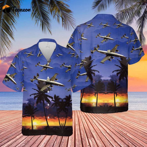 US Navy Lockheed WC-121N Of VW-4 Hurricane Hunters Hawaiian Shirt Gift for Dad Father Days