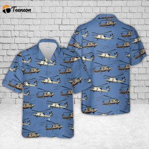 US Navy MH-60 Seahawk Hawaiian Shirt Gift for Dad Father Days