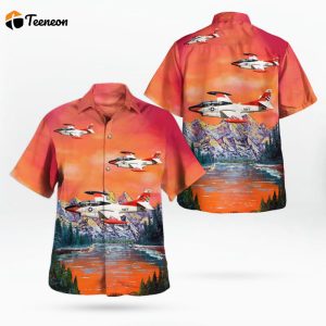 US Navy North American T-2 Buckeye Hawaiian Shirt Gift for Dad Father Days