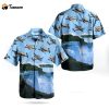 US Navy Northrop Grumman E-2 Hawkeye Independence Day Niagara Falls Hawaiian Shirt Gift for Dad Father Days