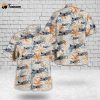 US Navy Northrop Grumman E-2D Advanced Hawkeye Airborne Early Warning (AEW) Aircraft Hawaiian Shirt Gift for Dad Father Days