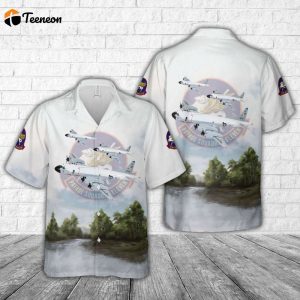 US Navy Patrol Squadron 11 (VP-11) Proud Pegasus P-3C Hawaiian Shirt Gift for Dad Father Days