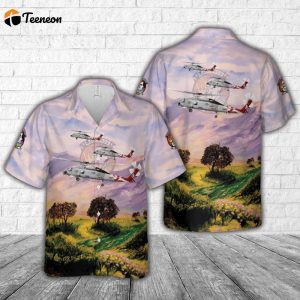 US Navy Sikorsky SH-60B Seahawk (S-70B-1) Of HSL-51 Warlords 2007 Hawaiian Shirt Gift for Dad Father Days