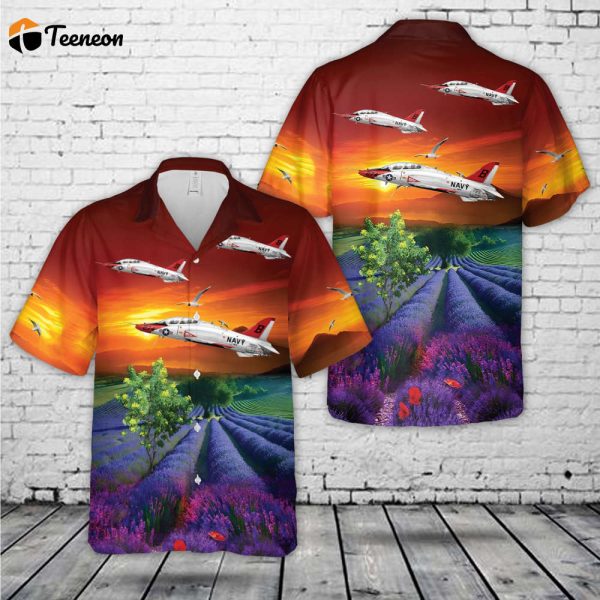 US Navy T-45C “Goshawk” Training Air Wing TWO (TW-2) Hawaiian Shirt Gift for Dad Father Days