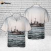 US Navy USS Barnegat (AVP-10) Hawaiian Shirt Gift for Dad Father Days