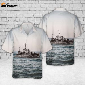 US Navy USS Barnegat (AVP-10) Hawaiian Shirt Gift for Dad Father Days