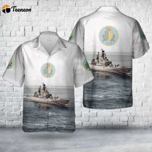 US Navy USS Dale (DLG-19/CG-19) Leahy-class cruiser Hawaiian Shirt Gift for Dad Father Days