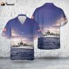 US Navy USS Farragut (DD-348) Hawaiian Shirt Gift for Dad Father Days