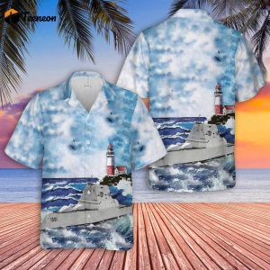 US Navy USS Michael Monsoor (DDG-1001) Hawaiian Shirt Gift for Dad Father Days