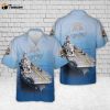 US Navy USS Nassau (LHA-4) Tarawa-class amphibious assault ship Hawaiian Shirt Gift for Dad Father Days