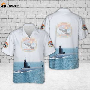 US Navy USS New Mexico (SSN-779) Hawaiian Shirt Gift for Dad Father Days