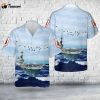 US Navy USS Saratoga (CV/CVA/CVB-60) Hawaiian Shirt Gift for Dad Father Days