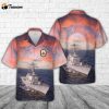 US Navy USS Shoup (DDG 86) Hawaiian Shirt Gift for Dad Father Days