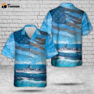 US Navy USS Voge (FF-1047) Hawaiian Shirt Gift for Dad Father Days