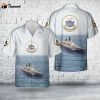 US Navy USS Worden (DLG/CG-18) Leahy-class cruiser Hawaiian Shirt Gift for Dad Father Days