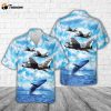 US Navy VA-174 Hellrazors (1980) TA-7C Corsair II Hawaiian Shirt Gift for Dad Father Days