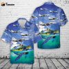 US Navy VF-154 F-14A Tomcats Hawaiian Shirt Gift for Dad Father Days