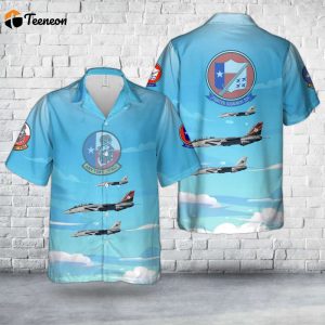 US Navy VF-201 Hunters F-14a Tomcat Hawaiian Shirt Gift for Dad Father Days