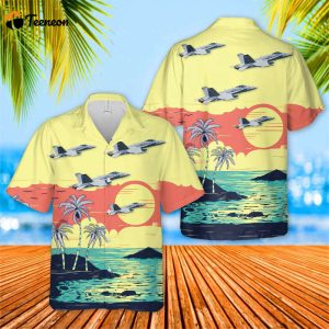 US Navy VFA-15 “Valions” F/A-18E Super Hornet Hawaiian Shirt Gift for Dad Father Days