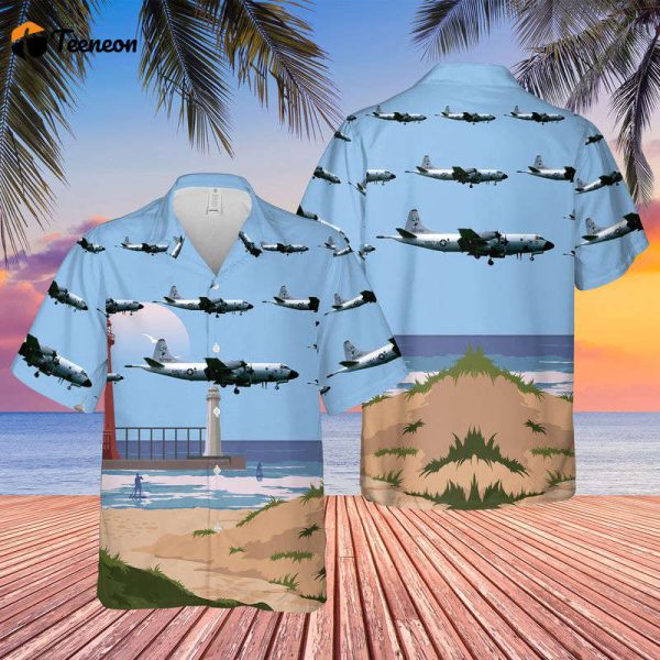 US Navy VP-93 Executioners P-3B Hawaiian Shirt Gift for Dad Father Days