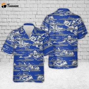 USS Sterett ( DD-407) U.S Navy Ship Reunions Hawaiian Shirt Gift for Dad Father Days