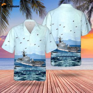 USS Voge (DE/FF-1047) U.S Navy Ship Reunions Hawaiian Shirt Gift for Dad Father Days