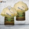 United States Army Air Corps and Navy Upson Balloon Hawaiian Shirt Gift for Dad Father Days