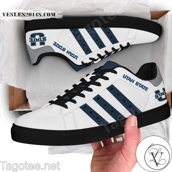 Utah State Aggies Print Stan Smith Shoes Style