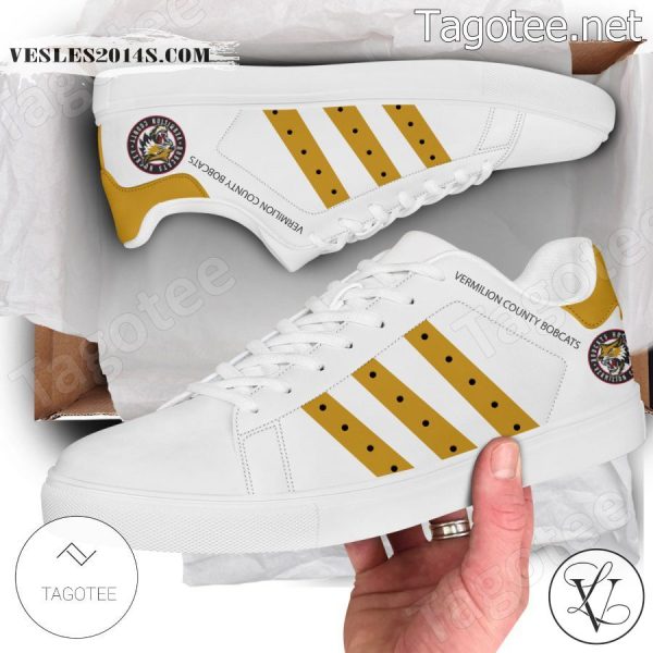 Vermilion County Bobcats Hockey Stan Smith Shoes