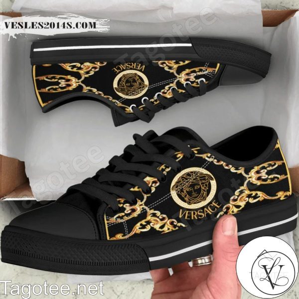 Versace Medusa Logo Baroque Low Top Shoes