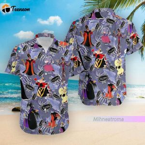 Villains Disney Cartoon Hawaiian Shirt