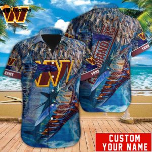 Washington Commanders NFL-Hawaiian Shirt Custom