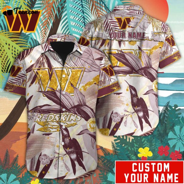 Washington Commanders NFL-Hawaiian shirt Custom