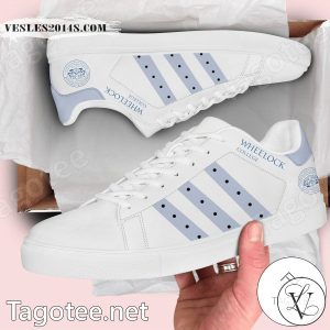 Wheelock College Logo Stan Smith Shoes